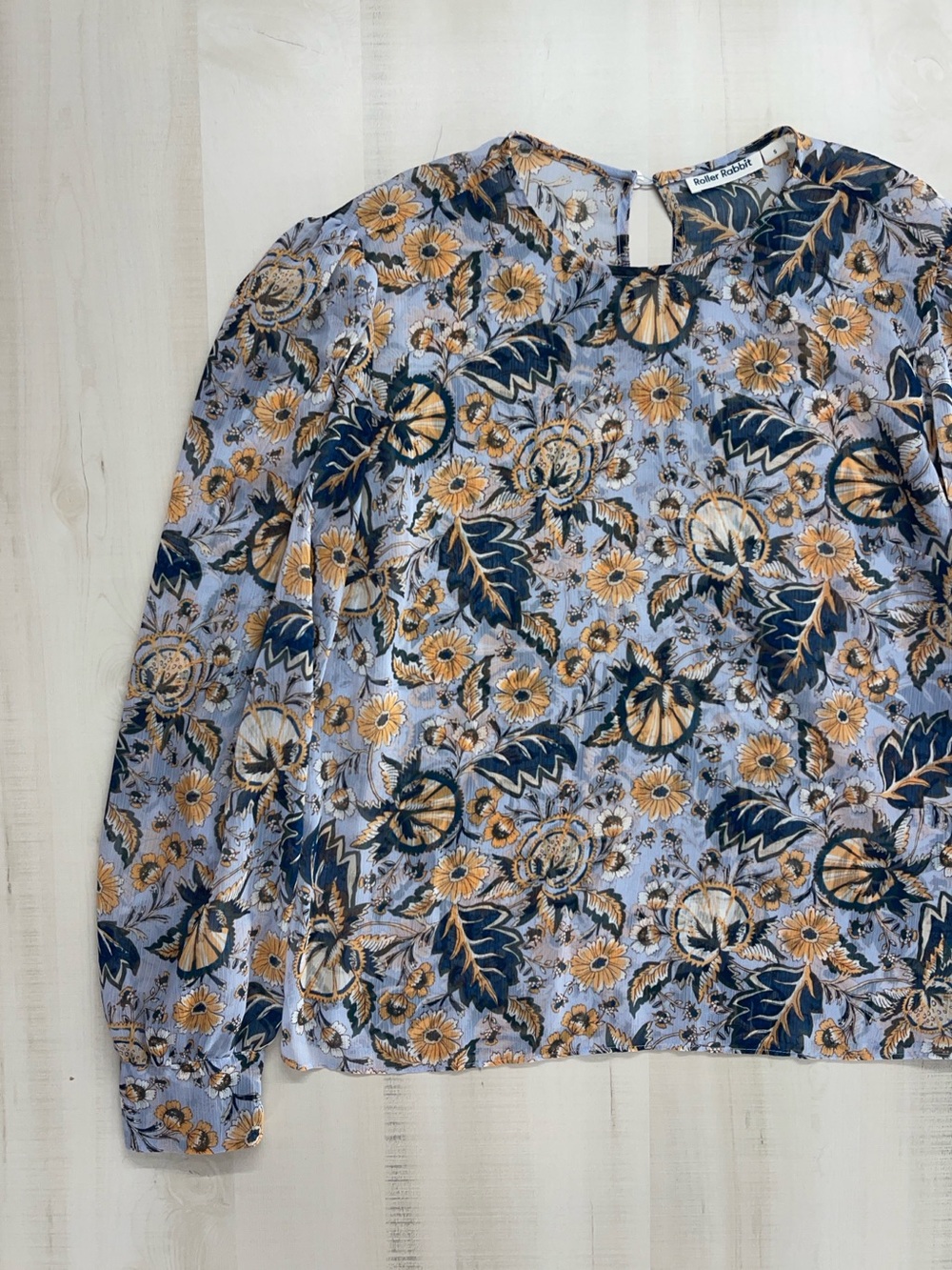 ROBERTA ROLLER RABBIT x Tuckernuck Cora floral blouse s work career